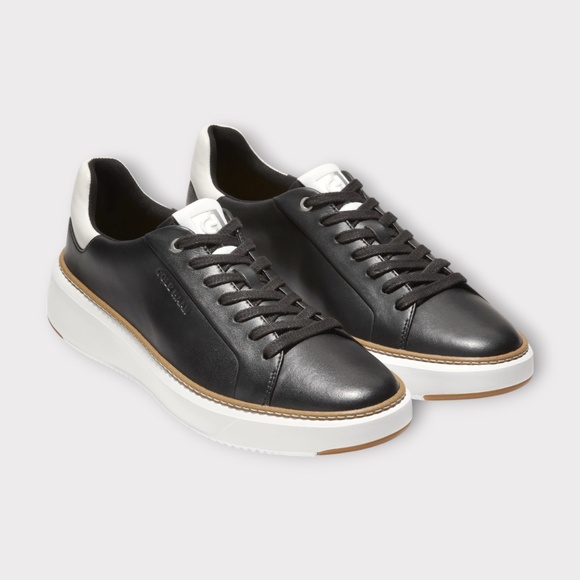 Men\'s Cole Haan GrandPro Topspin Sneaker in Black. C34225 main image 4
